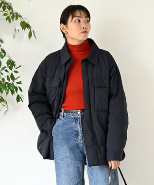 KWD 【日本製/高品質ダウン】LIGHT DOWN SHIRTS JACKET ライトダウンシャツジャケット