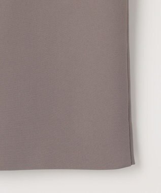 Feroux 【洗える】バックペプラム ジレ ライトグレー系