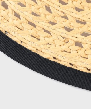 GRACE CONTINENTAL Ferrucio Vecchi リボンハット ホワイト