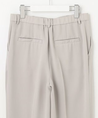 自由区 【XSサイズ～/洗える/セット可】ダブルクロス テーパードパンツ ライトグレー系