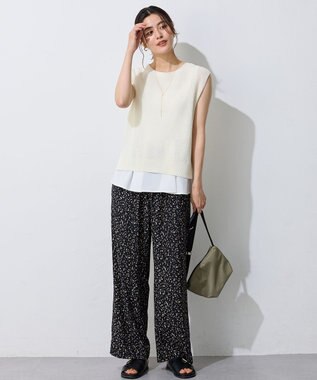 ANY L ギマノースリーブニット オフ