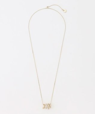 J.PRESS LADIES ジルコニア ビジューリング ネックレス ケシウスゴールド系