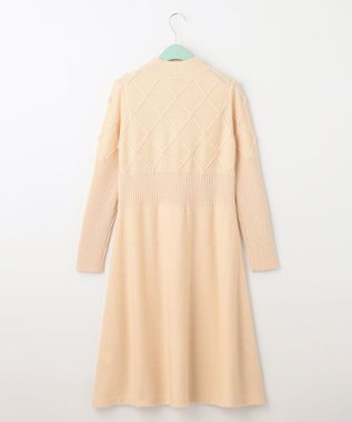 TOCCA 【洗える】PEARL BOUQUET KNITDRESS ニットドレス ベージュ系