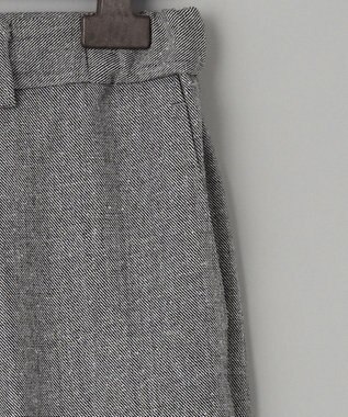 GOTAIRIKU 【AIRY MOVE / セットアップ対応】ウールシルクネップ セットアップパンツ ライトグレー系8