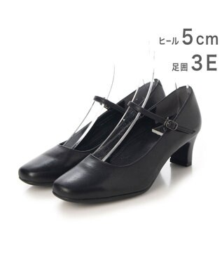  <ing>【3E】スクエアトゥパンプス
