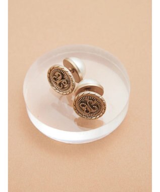 Green Parks ・ＨＡＬＦＴＩＭＥビンテージリバーシブルイヤリング B