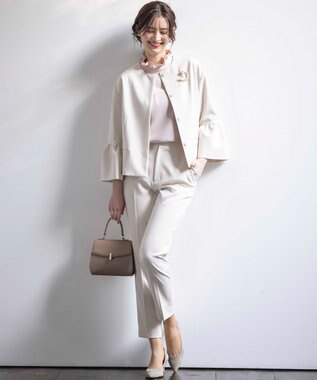 組曲 S 【KUMIKYOKU NAVY】ジョーゼットシフォン ブラウス ピンク系