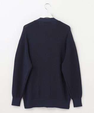 UNFILO MENS イージーケア ニットカーディガン [23年春夏商品] ネイビー