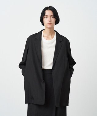 ATON HEAVY HEMP | テーラードジャケット BLACK