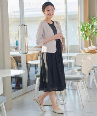 Tiaclasse L カラーレスサマージャケット グレージュ