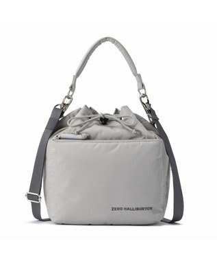 ZERO HALLIBURTON 【雑誌掲載】 DICROS SOLOシリーズ 巾着ショルダーバッグ ZHG-B DS 85006 ボーンシャンパン