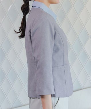 Tiaclasse L カラーレスサマージャケット グレー