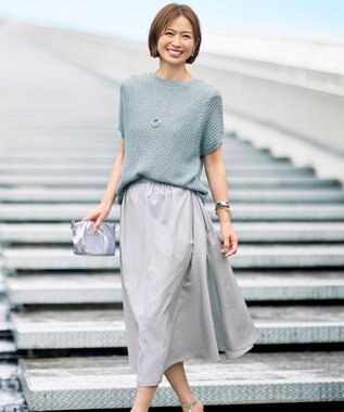 自由区 【カタログ掲載・シンプル上品】ワイヤーリングネックレス シルバー