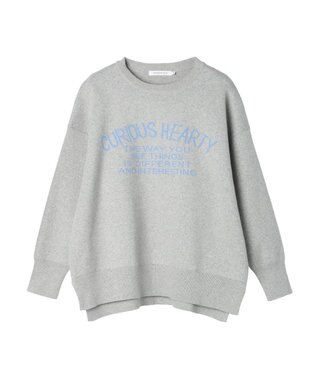 AMERICAN HOLIC ロゴニットプルオーバー Light Gray Mixture