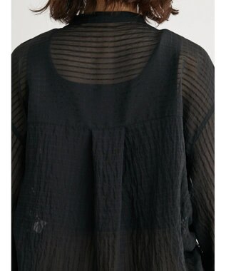 Green Parks ・ＥＬＥＮＣＡＲＥ　ＤＵＥ　ストライプシャツチュニック Black