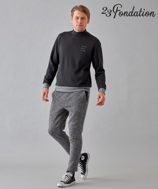 23区GOLF 【23Fondation/MEN】ハイブリット イージーパンツ ブラック系5