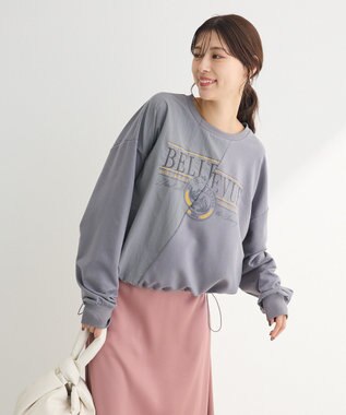 Green Parks リメイク風ナイロンドッキングプルオーバー Gray