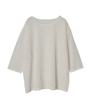 CRAFT STANDARD BOUTIQUE シアーストライププルオーバー Beige