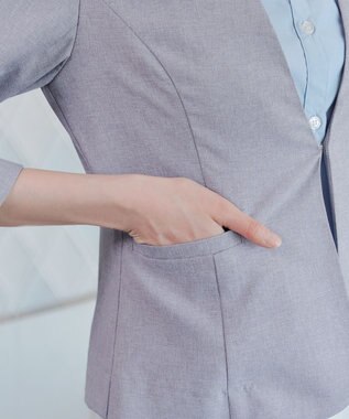 Tiaclasse L カラーレスサマージャケット グレー