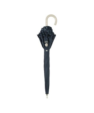 MOONBAT 【日傘】ポール & ジョー (PAUL & JOE　ACCESSOIRES) クリザンテームワンポイント フリル 雨の日OK スライド式 一級遮光 遮熱 UV ネイビーブルー