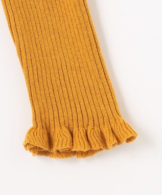 組曲 KIDS 【150-160㎝】リブニット マリーゴールド系