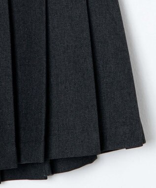 WEGO 【SCHOOL ITEM】プリーツスカパン 杢グレー