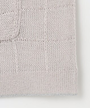 J.PRESS LADIES 【洗える】WINDY JACKET ニット ジャケット グレージュ系