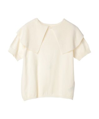 CRAFT STANDARD BOUTIQUE ＢＩＧカラー半袖ニットプルオーバー