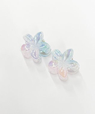WEGO L2Pミニオーロラフラワーバンスクリップ 柄1