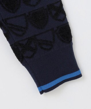 23区GOLF 【WOMEN】エンブレムジャガード ニット ネイビー系5