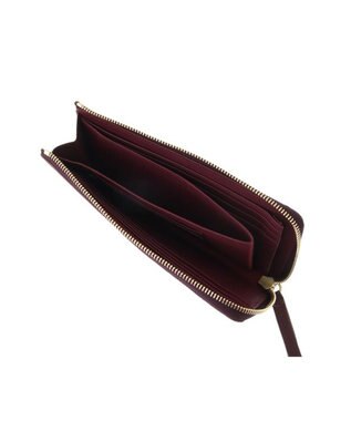 genten フレスコ　Ｌファスナー長財布 カシス