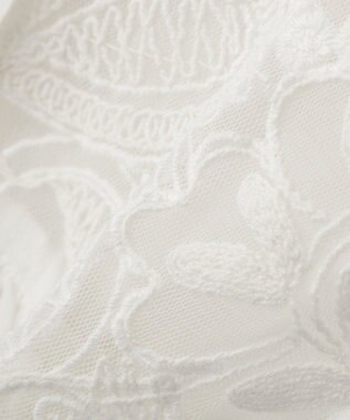 YECCA VECCA 刺繍レースブラウス Off White