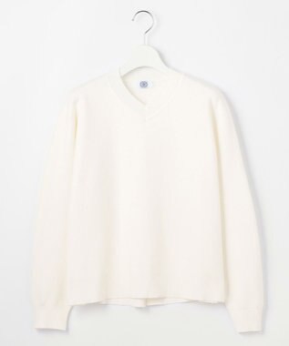 J.PRESS LADIES L 【洗える】FINE SWEAT ニット オートミール系