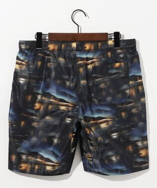 JOSEPH ABBOUD MOUNTAIN 【イタリア素材/軽量/撥水】X-CLIPPER夜景プリント ショーツ ネイビー系6