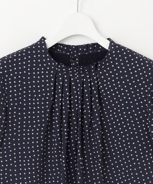 J.PRESS LADIES スクエアキカプリント カットソー ネイビー系5