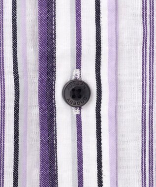 JOSEPH ABBOUD 【吸水速乾】ソアロンストライプ 半袖 パープル系1