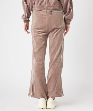 OP／FILA 【Kappa】ボックスシルエット ベロアトラックパンツ グレー