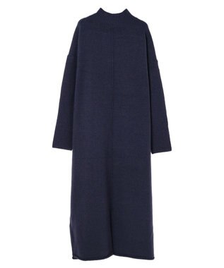 earth music&ecology ＦＬＵＦＦＹハイネックワンピース Navy