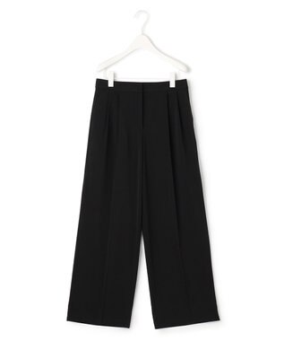 ICB L 【新色追加・防シワ・速乾・洗える】Fied ワイドパンツ ブラック系