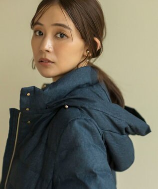 組曲 S ライトタフタショートダウンコート 【WEB限定】ネイビーツイード系5