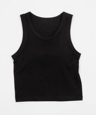 WEGO 【カップ付き】なちゅ盛れカップインタンクトップ ブラック