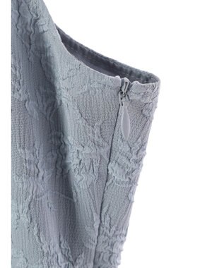 earth music&ecology ＳＥＴ２点ジャガードボレロ＋ワンピース Grayish Blue