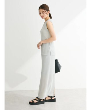 Green Parks ・Ｐｅｔｉｔ　Ｆｌｅｕｒ　ラメナロースカート Silver