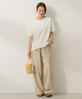 AMERICAN HOLIC 【接触冷感】フレンチスリーブコクーンプルオーバー Off White