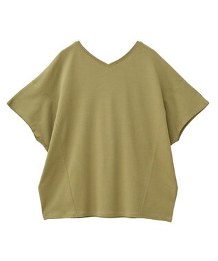 AMERICAN HOLIC 【接触冷感】フレンチスリーブコクーンプルオーバー Olive