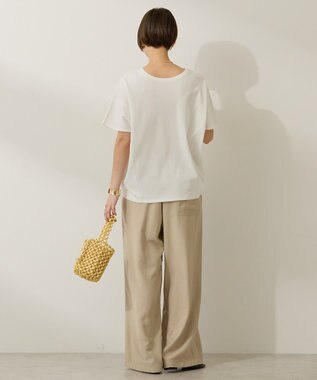 AMERICAN HOLIC 【接触冷感】フレンチスリーブコクーンプルオーバー Off White