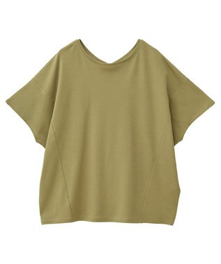 AMERICAN HOLIC 【接触冷感】フレンチスリーブコクーンプルオーバー Olive