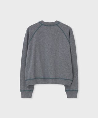 Paul Smith Horseshoe Leopard コンビ ニット グレイッシュブルー