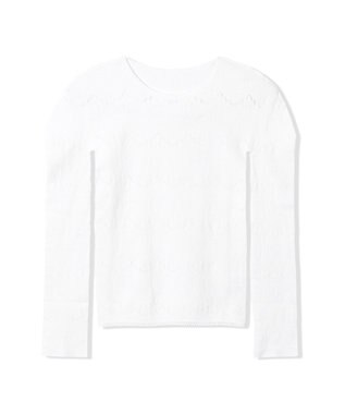 ノーソーイングニット】ノーソーイングクルーネックトップ / Chacott