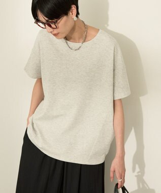 AMERICAN HOLIC 【接触冷感】フレンチスリーブコクーンプルオーバー Oatmeal